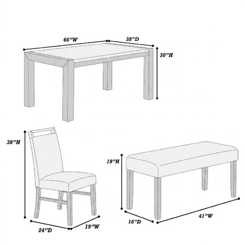 Dining Set With Table And Side Chairs