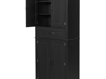 Bathroom Storage Cabinet With Multifunctional Storage Space, Drawer With Slide Rails, Adjustable Shelf