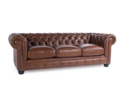 Traditional Tufted Chesterfield Nailhead Sofa