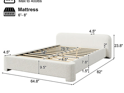 Cozy Bouce Upholstered Bed