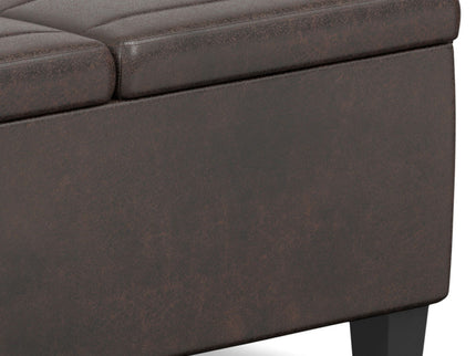 Ellis - Upholstered Coffee Table Storage Ottoman