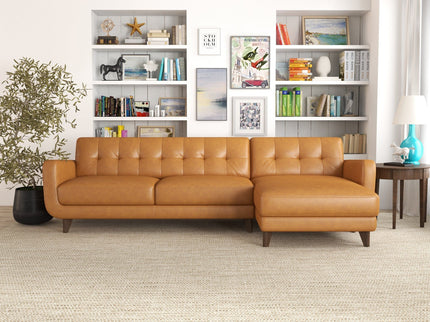 Allison - Mid-Century Modern Sectional Sofa Chaise
