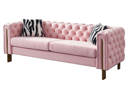 Chesterfield - Modern Tufted Living Room Sofa, 84.25''W Couch