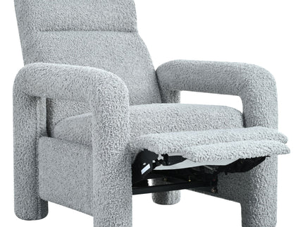 Push Back Recliner Armchair Upholstered Recliner Chair Single Sofa With Adjustable Backrest