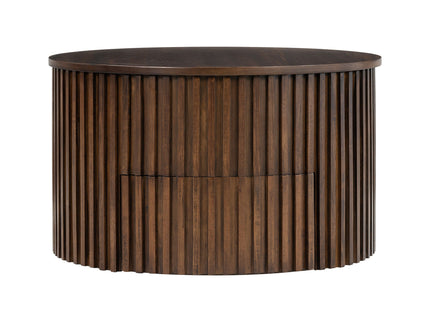 Round Lift Top Coffee Table With Hidden Storage For Living Room