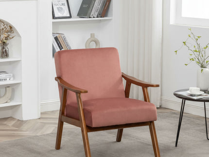Accent Chair, Classic Mid Century Modern For Extra Seating