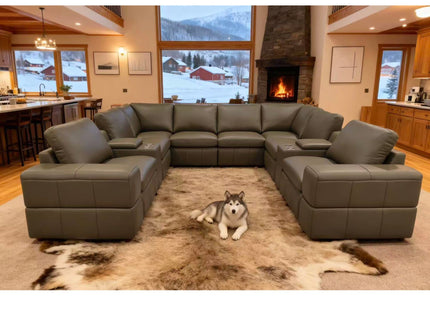 Modular Sectional With Large Square Arms