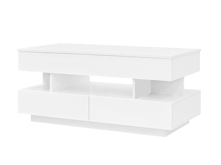 Multi Functional Lift Top Coffee Table With 2 Drawers