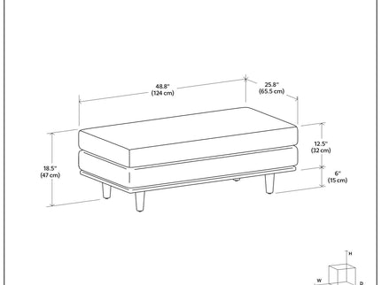 Morrison - Handcrafted Ottoman