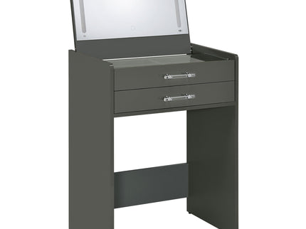Ayuba - 3 Drawer Makeup Vanity Table With Mirror And Stool
