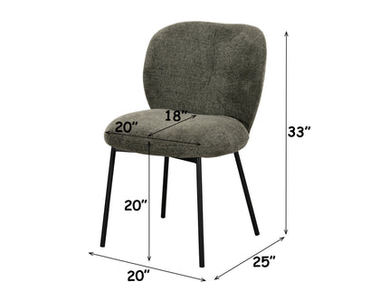 Cassian - Side Chair (Set of 2) - Green