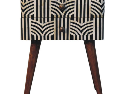Edessa Bone Inlay Bedside