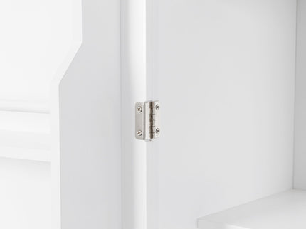 Bathroom Storage Cabinet With Doors And Drawer, Adjustable Shelf