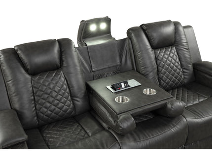 Benz - LED & Power Recliner With Adjustable Headrests And Ambient LED Lighting