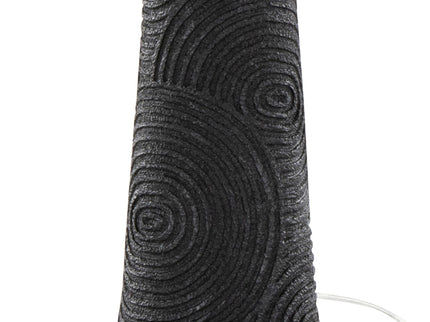 Kona - Contemporary Table Lamp (Set of 2) - Matte Black / Modern Brass / Natural