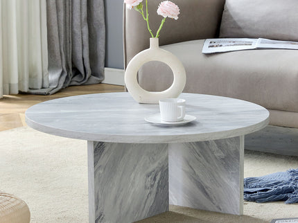 Versatile Round Coffee Table For Various Interior Styles