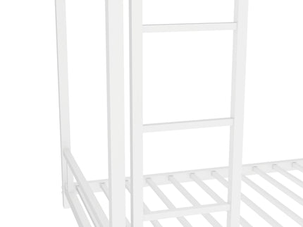 Bunk Bed With Noise Reduction And Safety Guardrail