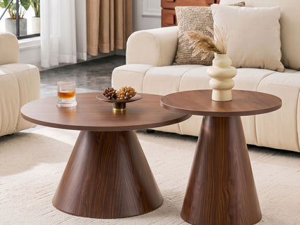 Modern Nesting Coffee Table Set For Living Room