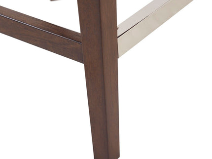 Counter Stool With Swivel Seat, Upholstery And Solid Wood Legs - Cream