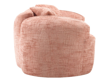 Curved 2 Person Compress Sofa With Armrests, Includes Pillows