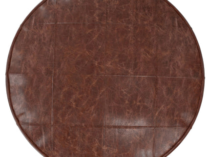 Connor - Handcrafted Round Pouf