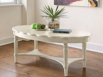 Fordon - French Antique Coffee Table - Ivory