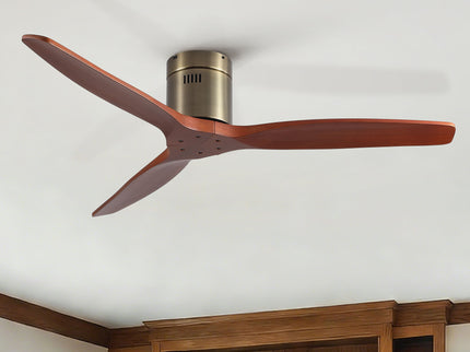 Low Profile Flush Mount Ceiling Fan Without Light
