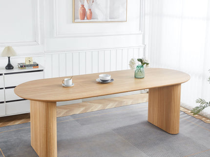 Extensible Dining Table, Suitable For 4 - 6 People - Oak