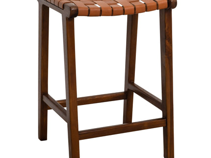 James - Mid-Century Modern Genuine Counter Stool