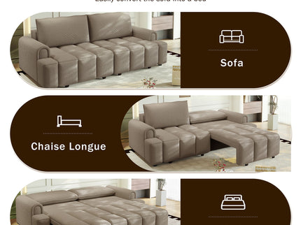 4 Seater Modern Couch With Seats Storage