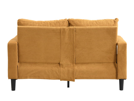 Modern Upholstered Loveseat Sofa, High Resilience