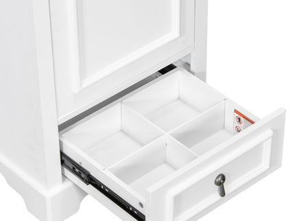 Bathroom Vanity With Sink, Soft Close Door, Adjustable U-Shaped Shelf