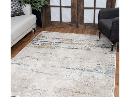 Elegance - 5'3" X 7'3" Area Rug - Ivory, Polyester