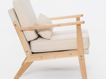 Living Room Chair With Lumbar Pillow