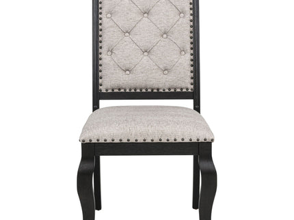 Kinzler - Side Chairs (Set of 2) - Tan / Black