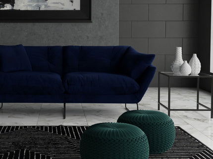 Grafton - Handcrafted Round Pouf