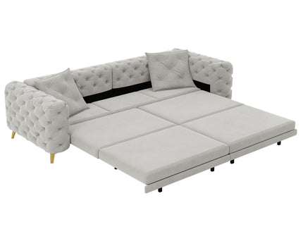 3-In-1 Convertible Sleeper Sofa