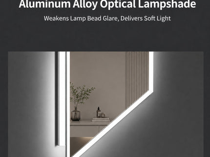 65" X 21" Arched LED Full Length Mirror, Wall Mounted Lighted Full Body Mirror With Frosted Edge Lighting, 3 Color Temperatures & Stepless Dimming - Silver