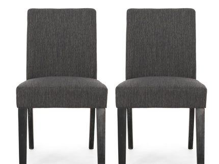 Contemporary Dining Chair With Upholstered Seating And Tapered Legs