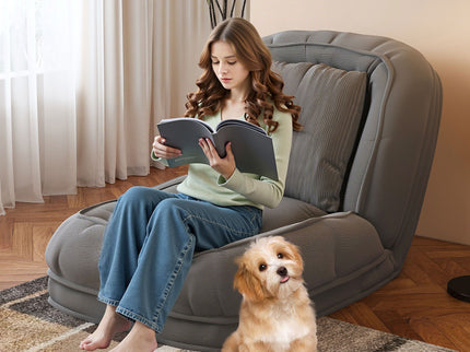 Upholstered Foldable Lazy Sofa Bed For Adults And Pets