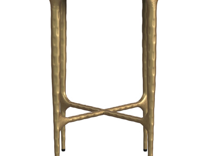 Prussia - Round Side Table - White Marble