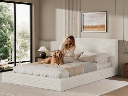 Airframe - Upholstered Bed Frame, Cloud Soft Headboard
