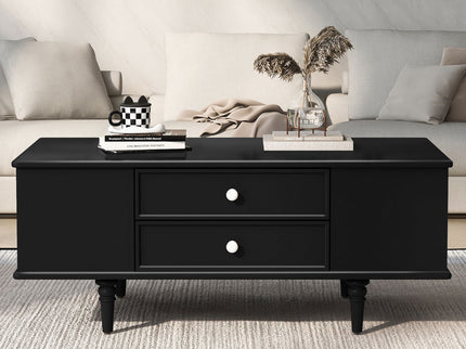 Modern Rectangle Coffee Table With Four Drawers