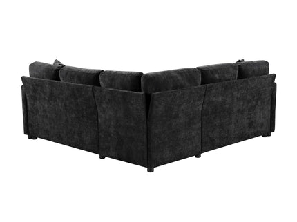 Modern L Shaped Sectional Sofa Bed With Hidden Storage Upholstery
