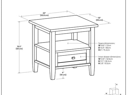Warm Shaker - End Table