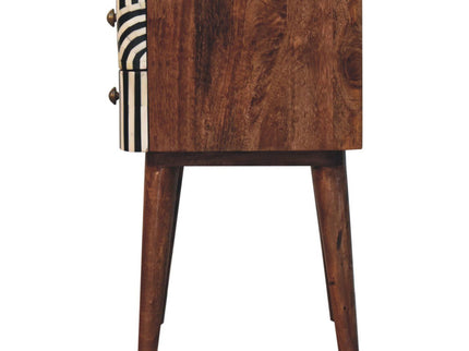 Edessa Bone Inlay Bedside