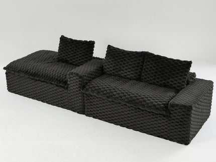 Modular Sofa, Convertible Twin Seat With Chaise Lounge