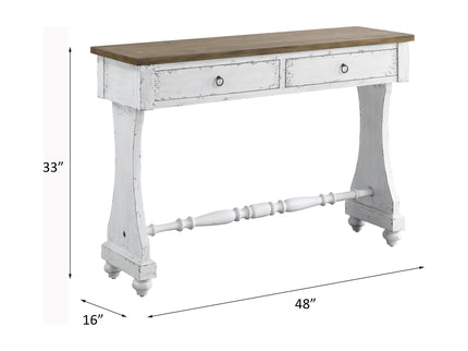 Carminda - Console Table - Antique White