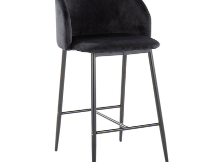 Fran - Contemporary Fixed Height Counter Stool (Set of 2)