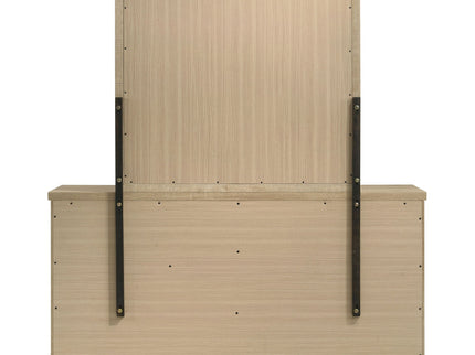 Sansome - 6 Drawer Dresser With Mirror - Oak